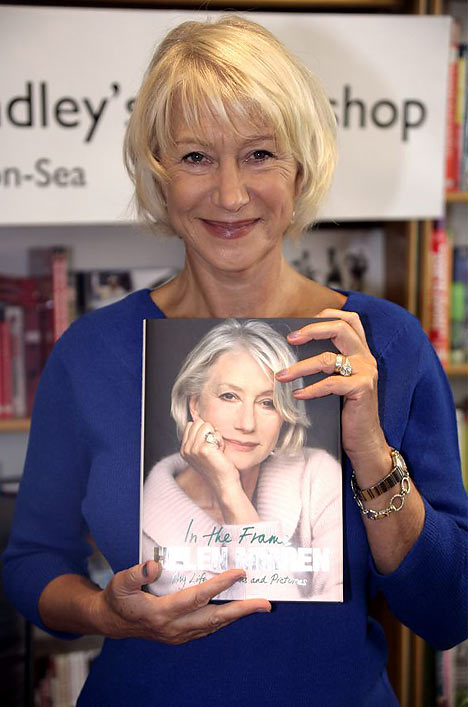 Helen Mirren gets the airbrush treatment for the cover of her autobiography
