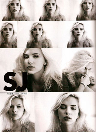 Scarlett Johansson covers Elle magazine