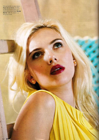 Scarlett Johansson covers Elle magazine
