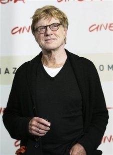 Redford's new film shown at Rome fest