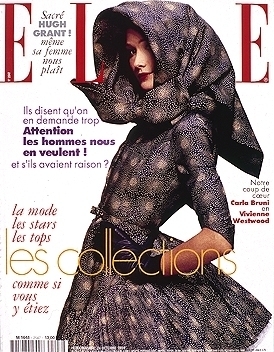 Carla Bruni covers ELLE magazine