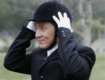 Jackie Chan promotes Olympic equestrian event