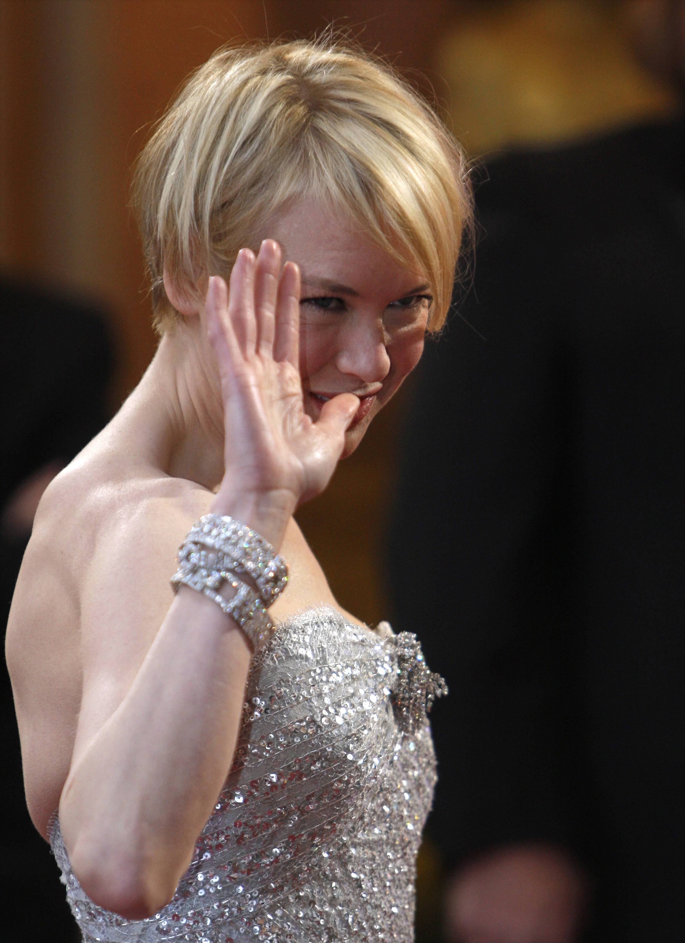 Rene Zellweger arrives at the 80th annual Academy Awards