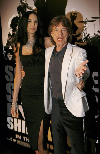 Rolling Stones at the premiere of the documentary film 