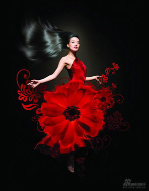 HK actress Hsu Chi becomes peony faery