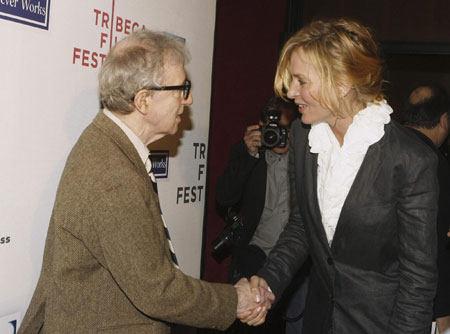 Woody Allen and other celebs at premiere of film 