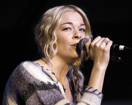 LeAnn Rimes performs during the 2010 Sundance Film Festival