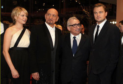 Cast and Scorsese at screening of movie 
