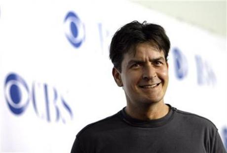 Charlie Sheen follows wife on rehab road