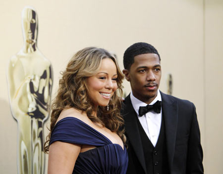 Mariah Carey and husband arrive at the 82nd Academy Awards