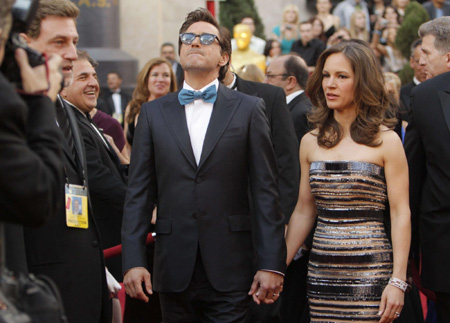 Robert Downey Jr. arrives at the 82nd Academy Awards