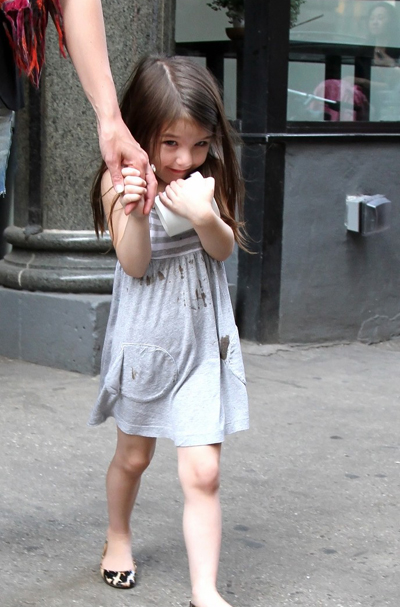 Katie Holmes and Suri Cruise spend Easter Sunday together