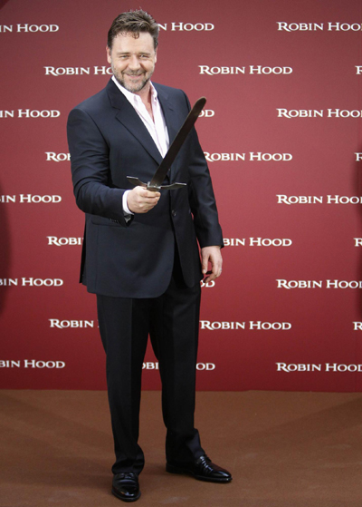 Russell Crowe at promotion of movie 