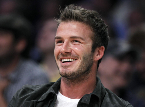 David Beckham watches NBA Western Conference semi-final