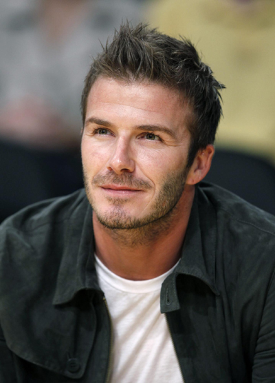 David Beckham watches NBA Western Conference semi-final