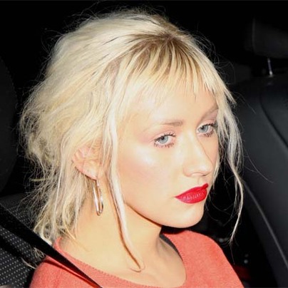 Christina Aguilera's comforting spouse