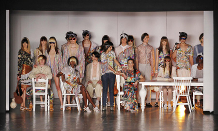 Gisele Bundchen present creation at Sao Paulo Fashion Week