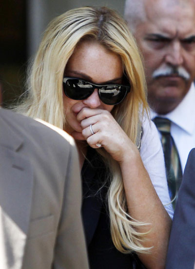 Distraught Lindsay Lohan sentenced to 90 days jail