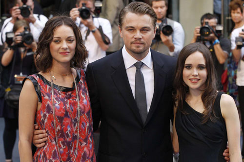 World premiere of film 'Inception' at Odeon in London