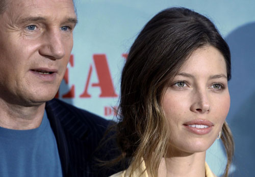 Jessica Biel at photocall introducing 