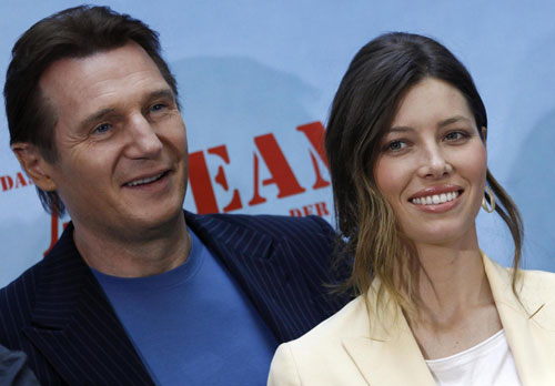 Jessica Biel at photocall introducing 