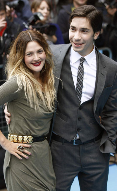 Drew Barrymore and Justin Long attend UK premiere of film 'Going the Distance' in London