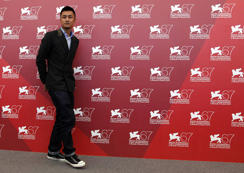 Donnie Yen arrives for a photocall for 'The Legend of the Fist: The Return of Chen Zhen'