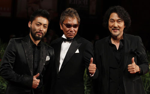 Red carpet of '13 Assassins' at 67th Venice International Film Festival