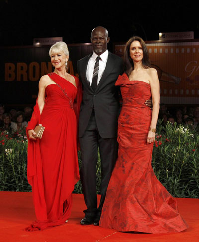 Helen Mirren arrives at the world premiere of 'The Tempest' at 67th Venice Film Festival