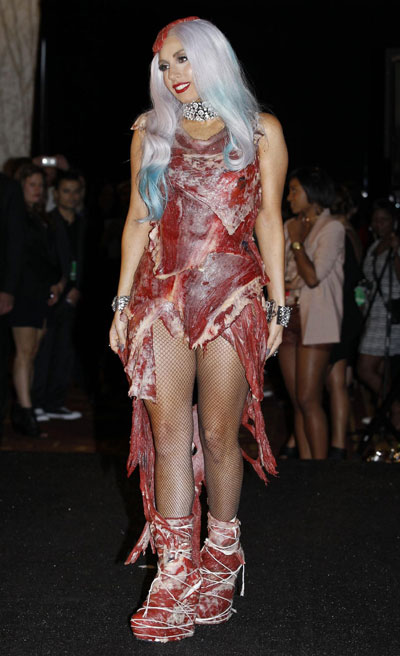 Lady Gaga's meat dress