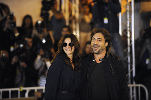 Julia Roberts and Javier Bardem at 58th San Sebastian Film Festival