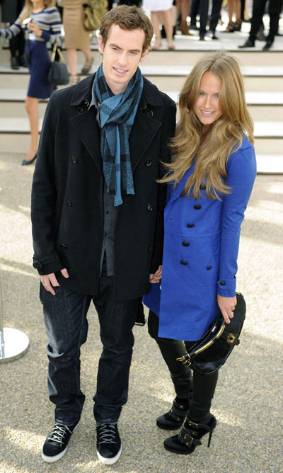 Celebs at Burberry Prorsum Spring/Summer 2011 fashion show at the London Fashion Week