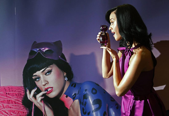 Katy Perry launches her fragrance 'Purr' in London