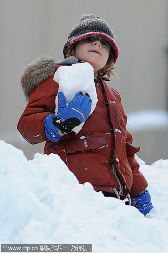 Sarah Jessica Parker's family fun in the snow