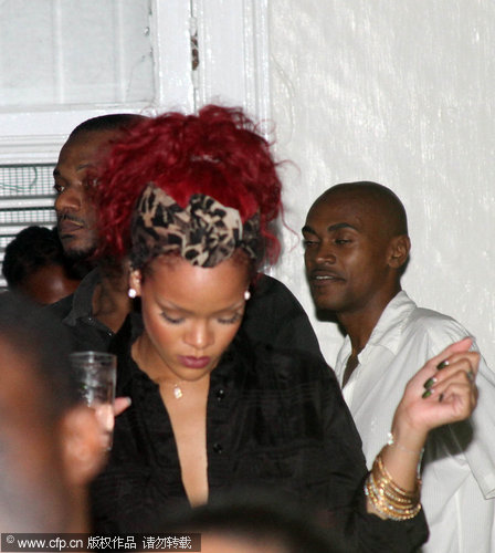 Rihanna attends the biggest weekday party in Barbados