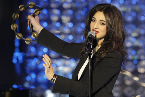 Singers perform during Victoires de la Musique French music awards