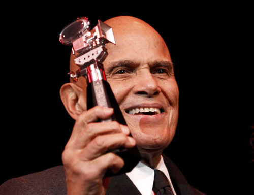 Singer Harry Belafonte receives the Berlinale camera