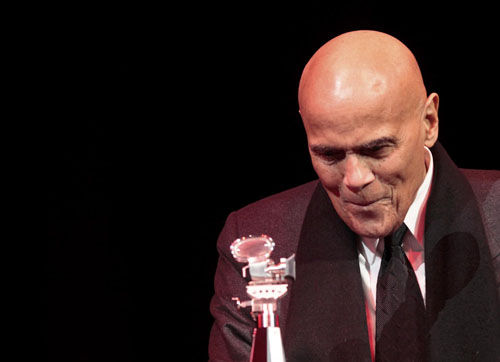 Singer Harry Belafonte receives the Berlinale camera