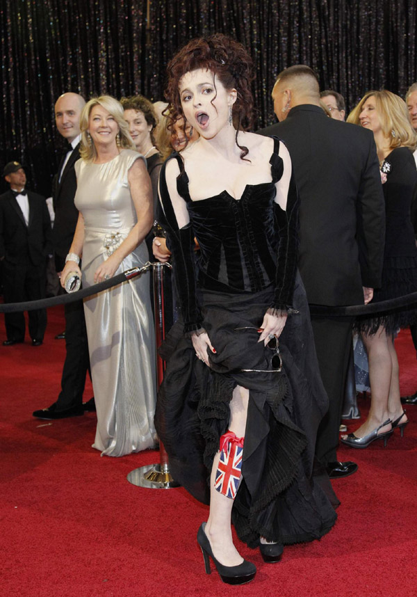 Helena Bonham Carter arrives at the 83rd Academy Awards in Hollywood