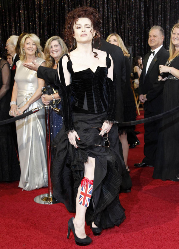 Helena Bonham Carter arrives at the 83rd Academy Awards in Hollywood