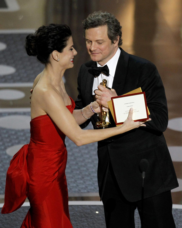 Colin Firth wins the Oscar for best actor