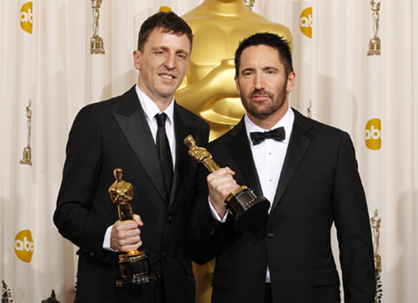 Trent Reznor and Atticus Ross win the Oscar for best original score