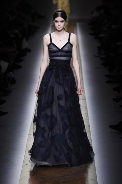 Valentino fashion collection show during Paris Fashion Week