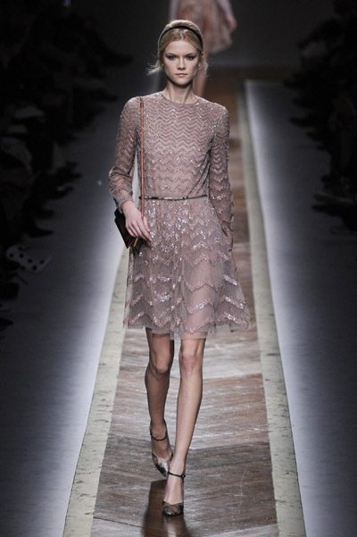 Valentino fashion collection show during Paris Fashion Week