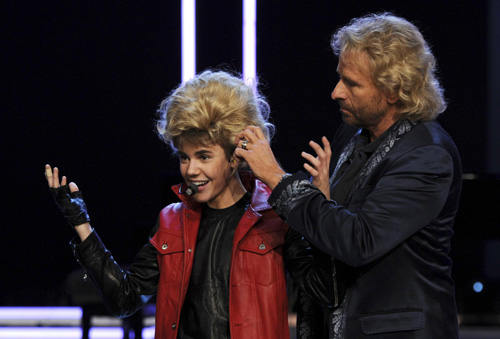 Justin Bieber at German TV game show 'Wetten Dass...?' in Augsburg