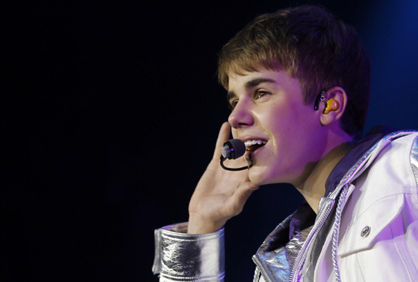 Justin Bieber's concert at the Sportpaleis in Antwerp