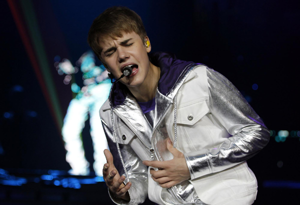 Justin Bieber's concert at the Sportpaleis in Antwerp