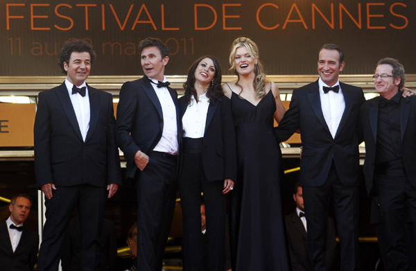 The screening of the film 'The Artist' in competition at the 64th Cannes Film Festival