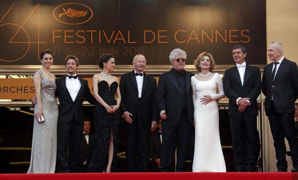 The screening of film 'La Piel Que Habito' at 64th Cannes Film Festival