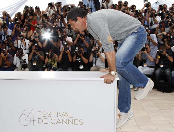 A photocall for film 'La Piel Que Habito' in competition at 64th Cannes Film Festival